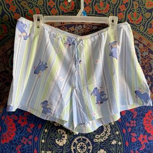 eeyore booty/pj shorts !!